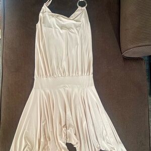 Biege Haltor Top Strap 1920’s style Summer Dress